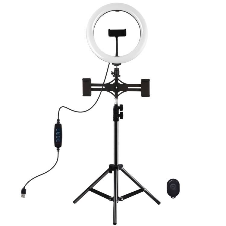 Puluz LED körlámpa telefontartós állvánnyal (PKT3070B) (PKT3070B)