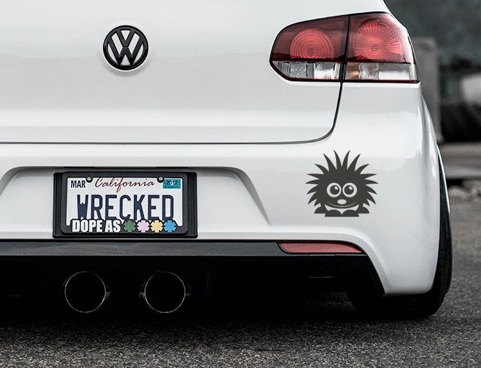 Adorable Hedgehog Bumper Car Sticker