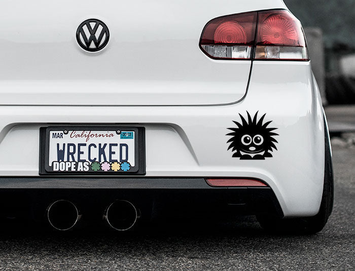 Adorable Hedgehog Bumper Car Sticker